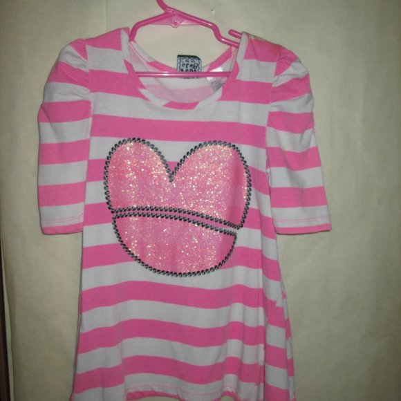 pogo  Club Heart Top Size 7/8 - Picture 1 of 2